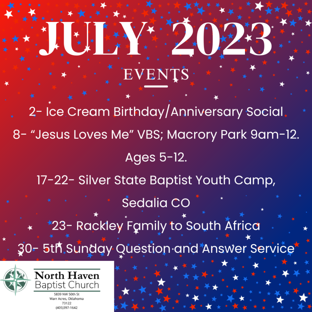 July 2023 Events